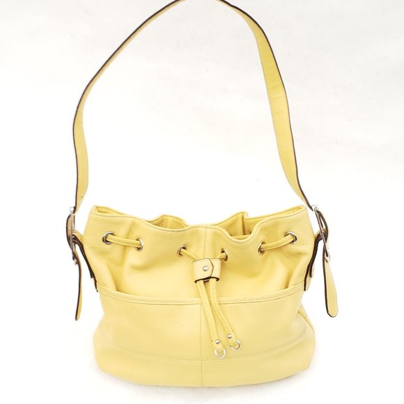 pale yellow purse